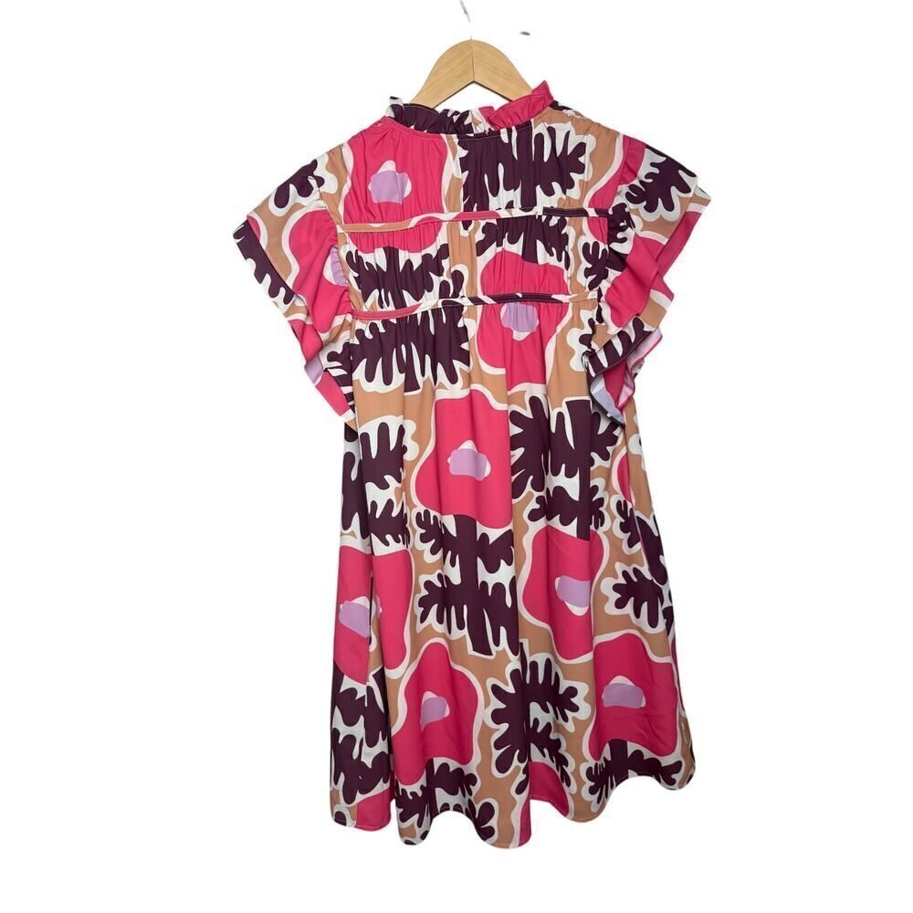 Crosby by Mollie Burch Bradley Mini Dress in Mod Poppy NWT Sz. S - Picture 3 of 7